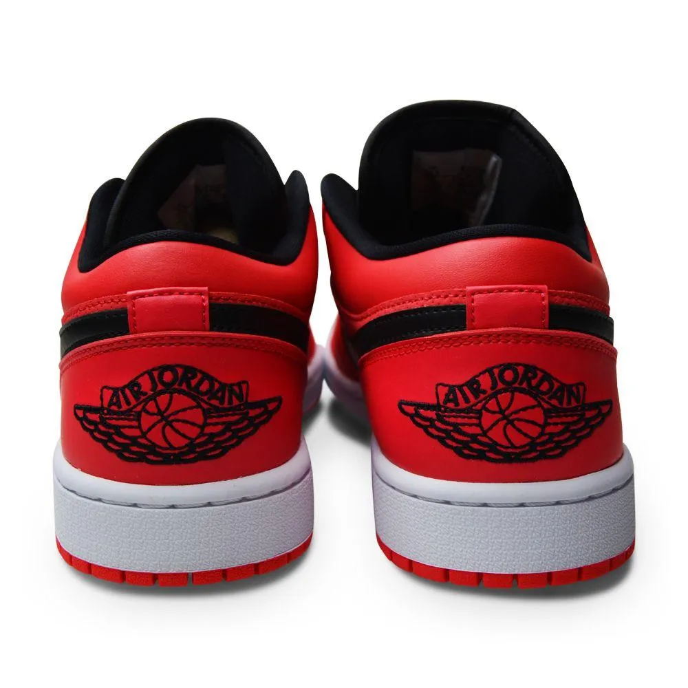 Womens Nike Air Jordan 1 Low - DC0774 600 - Siren Red Black White