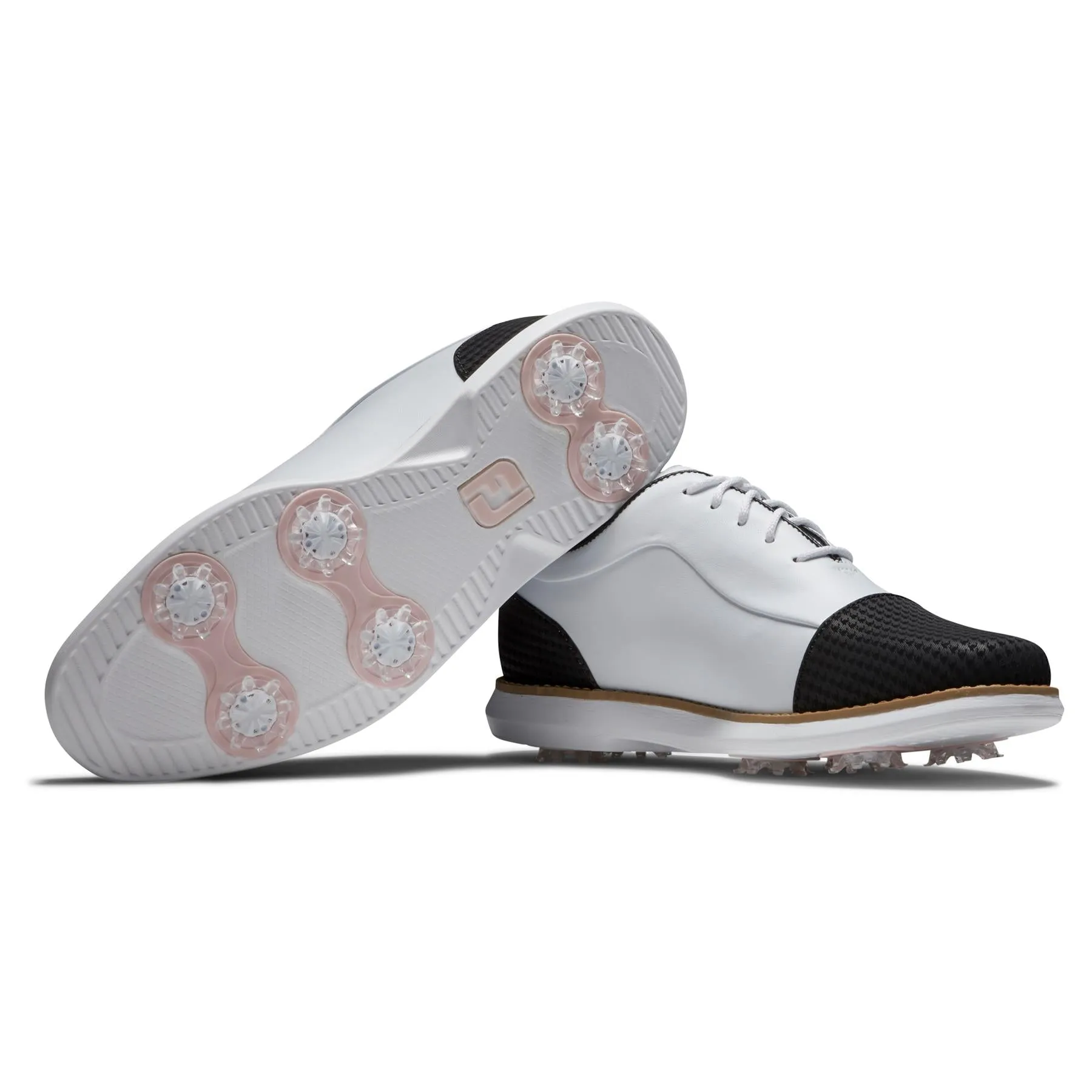 Womens Traditions Golf Shoe White/Black - AW24