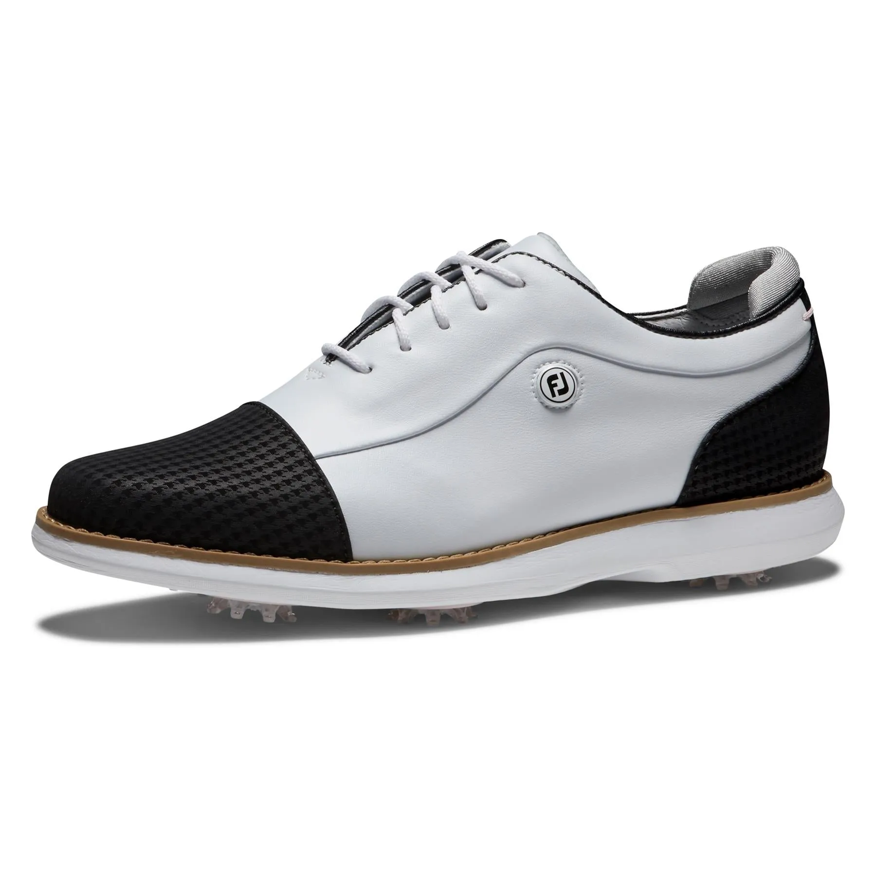 Womens Traditions Golf Shoe White/Black - AW24